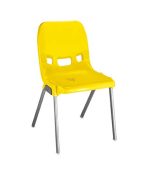 صندلی پلاستیکی پایه فلزی 880 زرد