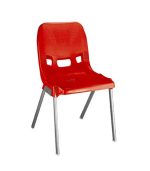 صندلی پلاستیکی پایه فلزی 880 قرمز