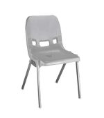 صندلی پلاستیکی پایه فلزی 880 طوسی روشن