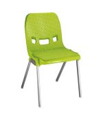 صندلی پلاستیکی پایه فلزی 881 سبز