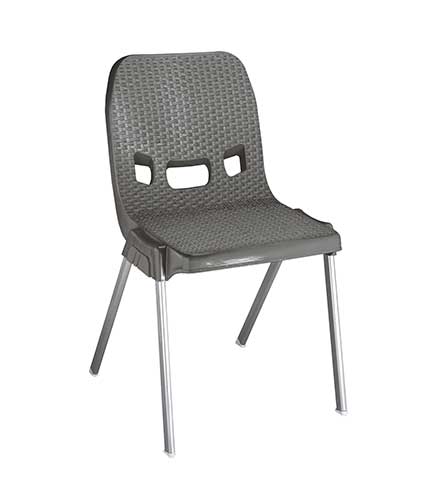 صندلی پلاستیکی پایه فلزی 881 طوسی