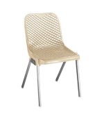 صندلی پلاستیکی پایه فلزی 882 نخودی