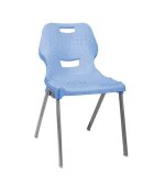 صندلی پلاستیکی پایه فلزی 883 آبی