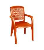 صندلی پلاستیکی دسته دار 885 نارنجی