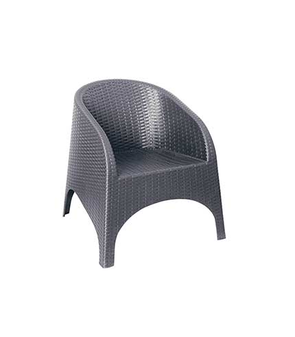 مبل پلاستیکی حصیربافت 890 طوسی