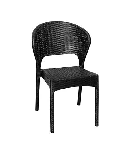 صندلی پلاستیکی بدون دسته 972 سیاه