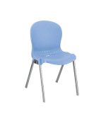 صندلی پلاستیکی پایه فلزی 980 ابی