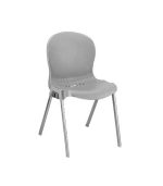 صندلی پلاستیکی پایه فلزی 980 طوسی