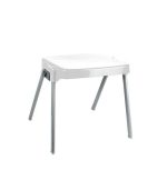 میز پلاستیکی پایه فلزی 983 سفید