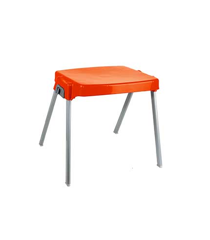 میز پلاستیکی پایه فلزی 983 نارنجی