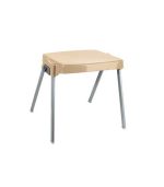 میز پلاستیکی پایه فلزی 983 کرم