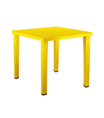 میز مربع پلاستیکی مدل 823 زرد