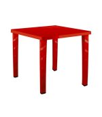 میز مربع پلاستیکی مدل 823 قرمز