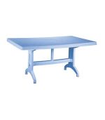 میز مستطیل پلاستیکی مدل 824 ابی روشن