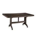 میز مستطیل پلاستیکی مدل 824 قهوه ای