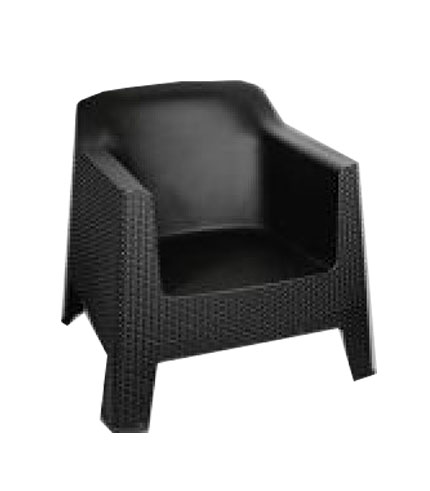 مبل پلاستیکی حصیربافت 891 مشکی