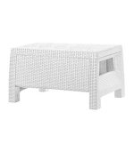 میز جلو مبلی پلاستیکی مدل 3020 سفید