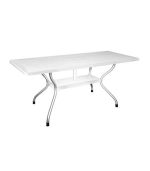 میز مستطیل پلاستیکی مدل 920 سفید