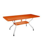 میز مستطیل پلاستیکی مدل 920 نارنجی