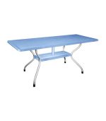 میز مستطیل پلاستیکی مدل 920 آبی