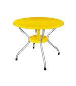 میز گرد پلاستیکی مدل 922 زرد