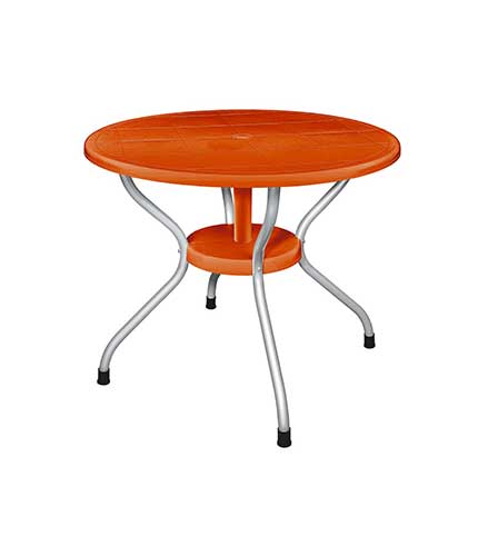 میز گرد پلاستیکی مدل 922 نارنجی