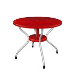 میز گرد پلاستیکی مدل 922 قرمز