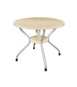 میز گرد پلاستیکی مدل 922 کرم