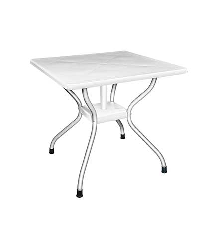 میز مربع پلاستیکی مدل 923 سفید