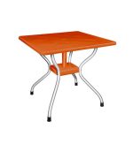 میز مربع پلاستیکی مدل 923 نارنجی