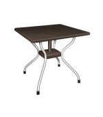 میز مربع پلاستیکی مدل 923 قهوه ای