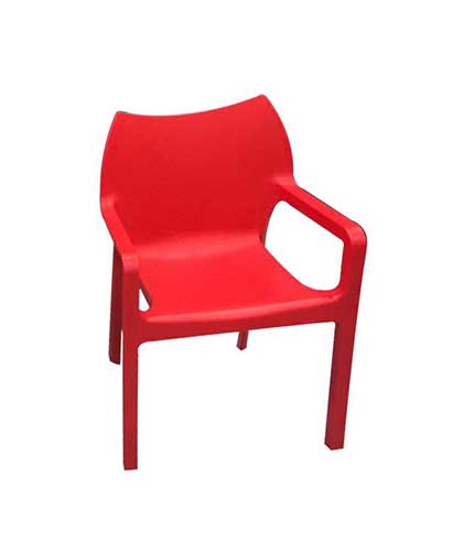 صندلی پلاستیکی دسته دار 994 قرمز