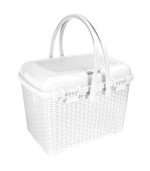 سبد پیک نیک گل افشان 2 سفید