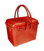 سبد پیک نیک گل افشان 2 قرمز