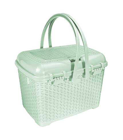 سبد پیک نیک گل افشان 2 سبز روشن