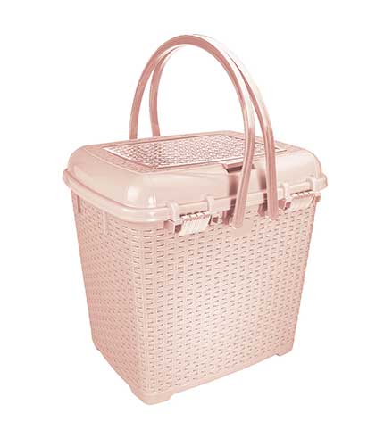 سبد پیک نیک گل افشان 3 صورتی