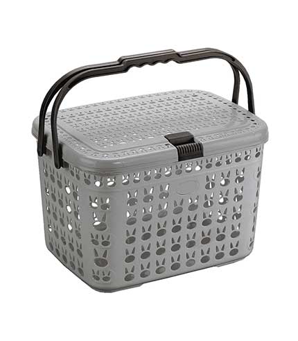 سبد پیک نیک خرگوشی 1 طوسی