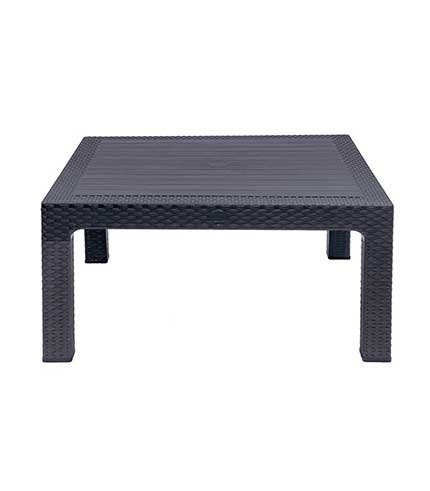 میز جلو مبلی حصیربافت مربع 424 طوسی