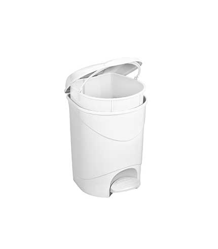سطل پلاستیکی مدل 2420 سفید 1