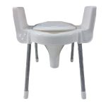 توالت فرنگی پایه فلزی دسته دار